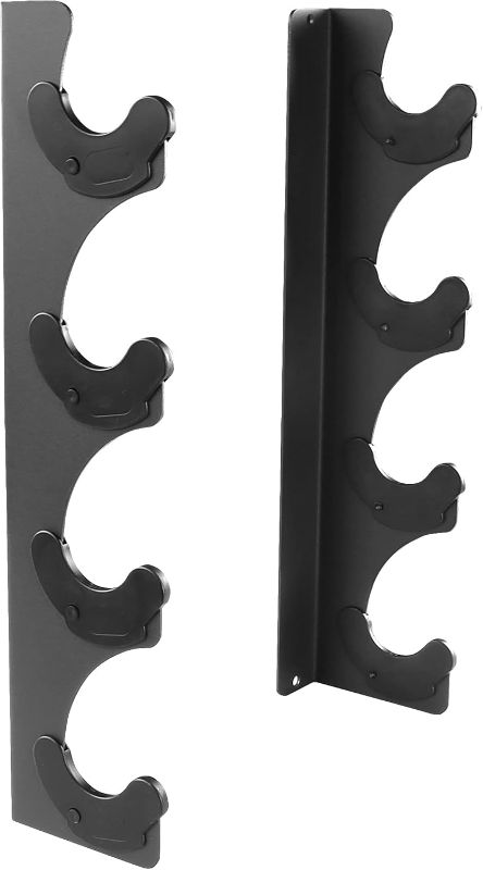 Photo 1 of Barbell Rack Barbell Holder Wall Mount Barbell Storage Holder Olympic Bar Hanger for Home, Commercial, Garage Gym