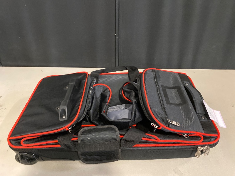 Photo 1 of Garment Rack, 28" Dance Costumes Rolling Garment Bags For Travel, Garment Duffle Bag For Dance Competition Travel Bag with Garment Rack