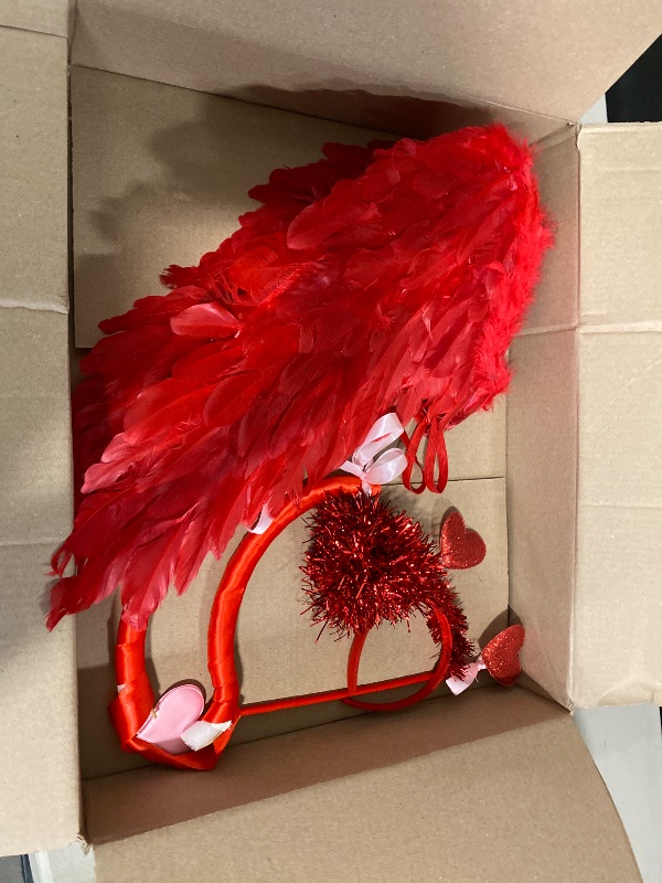 Photo 1 of Cupid Costume Accessory Set Valentine's Halloween Costume for Adults Kids Toddle Cosplay Party Props