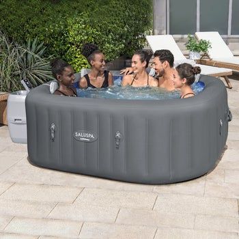 Photo 1 of SaluSpa Coronado EnergySense Square Air Jet 4-6 Person Inflatable Spa