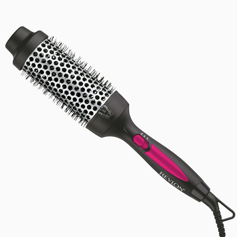 Photo 1 of REVLON Perfect Match Hot Styler - Heated Blowout Brush to Style and Extend Blowouts, Hot Brush for Curls, Body, and Volume, Reduces Frizz and Boosts Shine