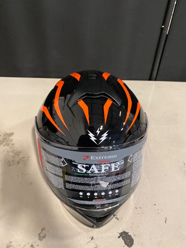 Photo 1 of Full Face Motorcycle Helmet Racing Motocross Helmets with Pinlock Compatible Clear&Tinted Visors DOT Model Approved Street Bike Helmet