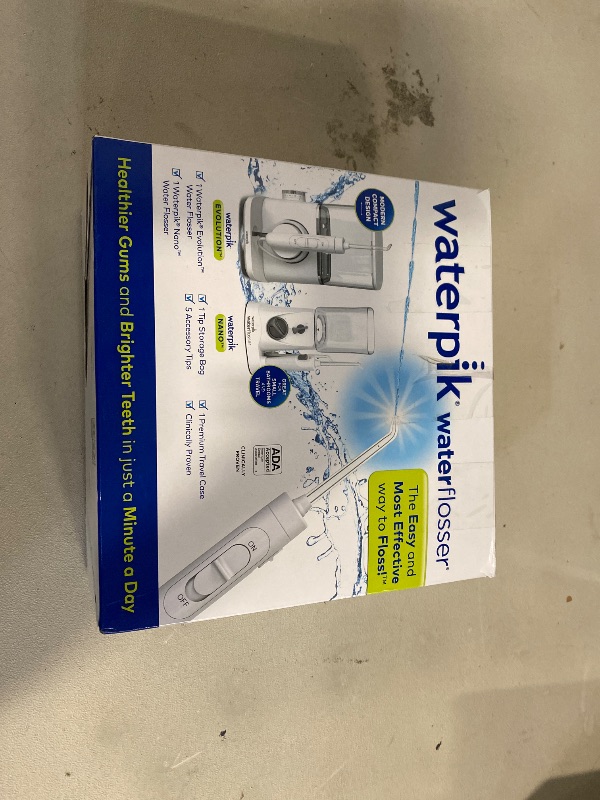 Photo 1 of Waterpik Aquarius Water Flosser Professional For Teeth, Gums, Braces, Dental Care, Electric Power With 10 Settings, 7 Tips For Multiple Users And Needs, ADA Accepted, White WP-660, Packaging May Vary