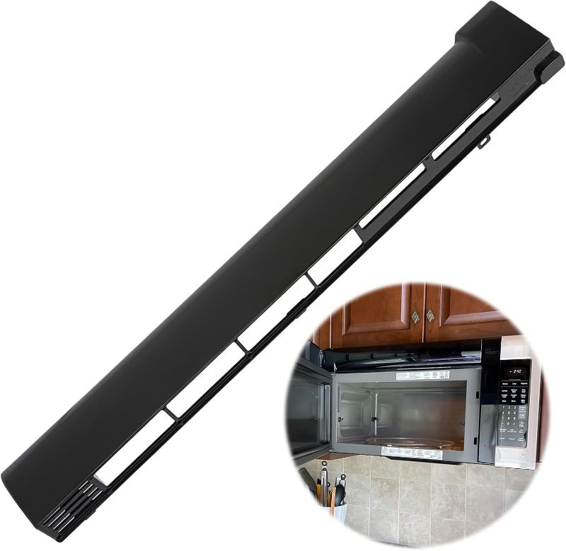 Photo 1 of MDX61912701 Microwave Vent Kit for LG LMV2031ST, LMH2016ST - Easy to Install Microwave Vent Grille Replacement - Durable, Precise Fit with Airflow Design Microwave Parts