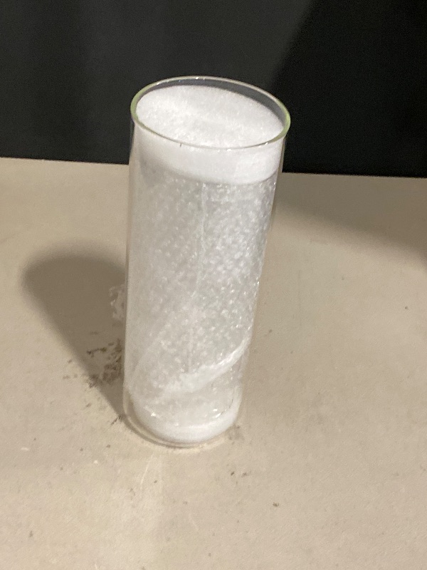 Photo 1 of 48 Pack Glass Cylinder Vases 4,6,8,10 Inch Tall Clear Flower Vase Hurricane Floating Candle Holder for Table Centerpiece Wedding Home Deco