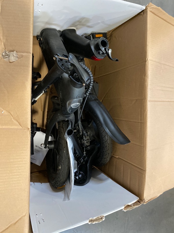 Photo 1 of Jetson Bolt Folding Electric Ride-On Bike, Easy-Folding, Built-in Carrying Handle, Twist Throttle, Up to 15.5 MPH, Ages 13+
