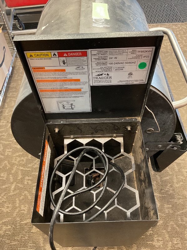 Photo 1 of SEE NOTES!!!!!!!Traeger Grills TFB30KLF Tailgater 20 Portable Electric Wood Pellet Grill and Smoker – Foldable Legs, 6-in-1 Versatility, 300 sq. in. Cooking Space for Tailgating, Camping, and Outdoor BBQ