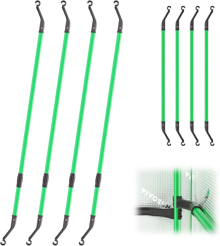 Photo 1 of VIVOSUN Grow Tent High CFM Kit, Green Pole Range of 24"-48", Suitable for 2'x2', 3'x3', 4'x2' and 4'x4'Grow Tent, 4-Pack