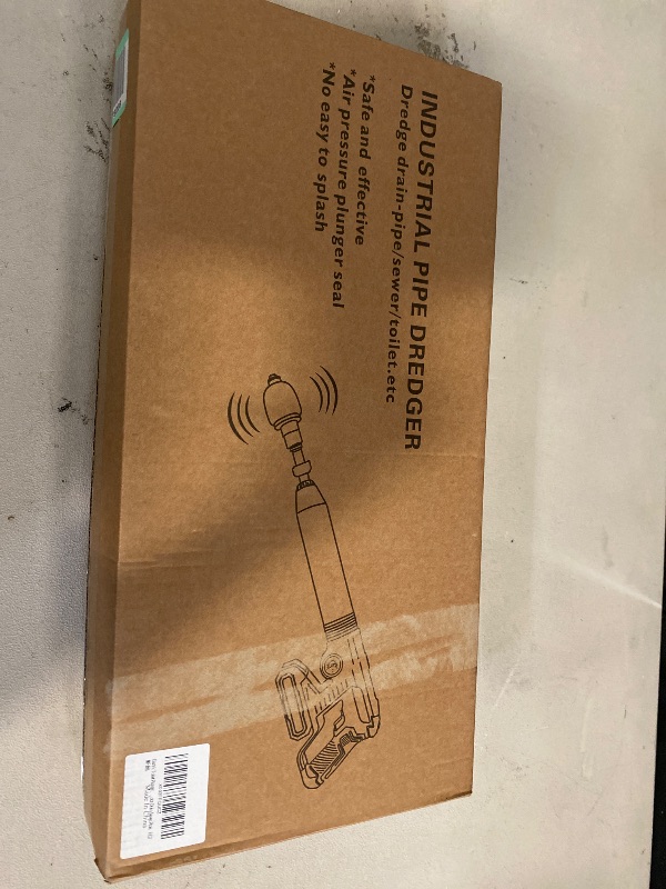 Photo 1 of Electric Toilet Plunger With Dedicated Box Can Only Take 2 Mins To Unclog Toilet,Bathroom,Floor Drain,Sewer,Pipe RED,1 Battery