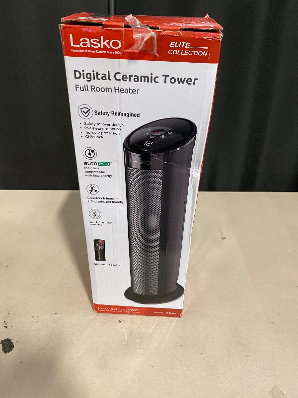 Photo 1 of Lasko Digital Ceramic Tower Heater