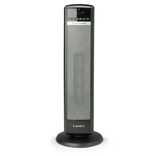 Photo 1 of Lasko 1500W Electric Ceramic Tower Space Heater with Remote Control, CT30750, Black, New