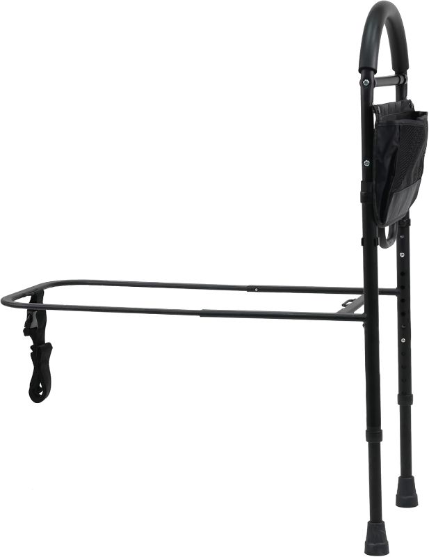 Photo 1 of Vaunn ASTM Safety Approved Bed Rail: Adjustable Safety Assist Rail for Elderly, Adults, Seniors - Guard Rail for Single, Twin, Full, Queen and King Beds