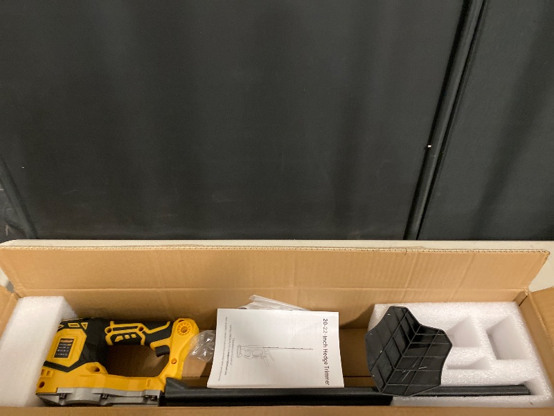 Photo 1 of Cordless Hedge Trimmer 22-Inch Compatible with DEWALT 20V MAX Battery (Battery not Included), Electric Hedge Trimmer Cordless, Bush Trimmers for Garden, Battery Powered Hedge Trimmers