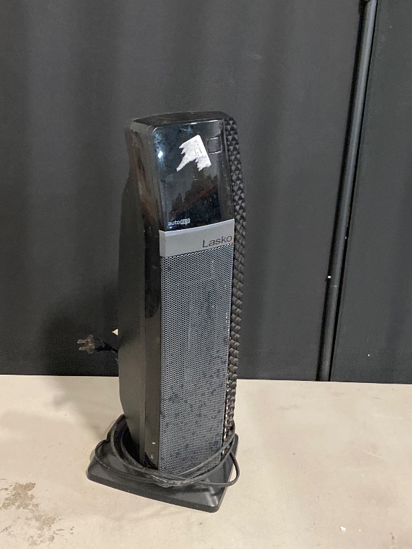 Photo 1 of Ceramic Tower Heater for Large Rooms, with Adjustable Thermostat, Timer and Remote Control, 29 Inches, 1500W, Black, 5586