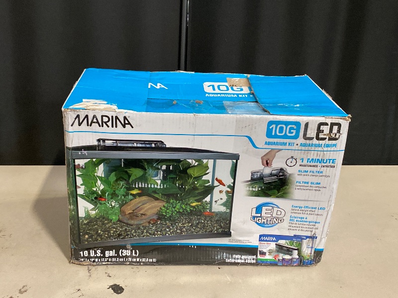 Photo 1 of Marina LED Aquarium Kit, 10 gallon