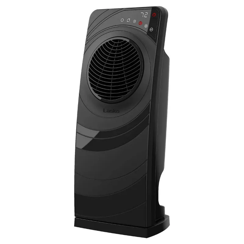 Photo 1 of Lasko 23” 1500W Elite Collection Revolution Full Room Ceramic Space Heater, Remote, Black, CC23630, New