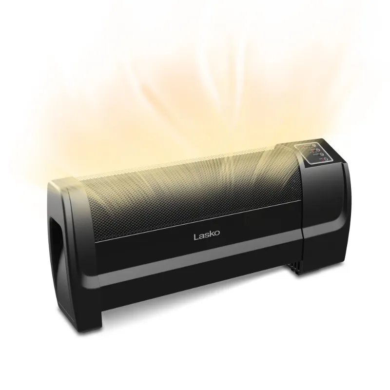 Photo 1 of Lasko 12" H 1500 Watt Low Profile Silent Space Heater with Timer, Black, RL12720, New