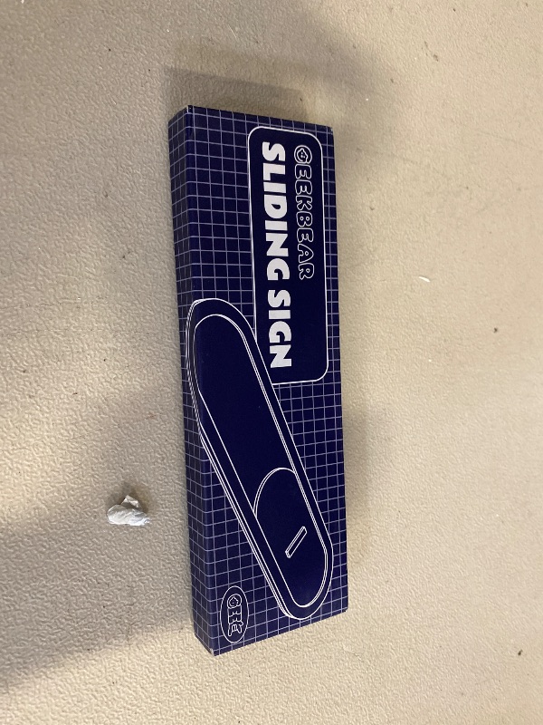 Photo 1 of GEEKBEAR Clean Dirty Dishwasher Slider Sign (Gray) - Made with Premium MDF Wood - Wood Slider Indicator with Bold Text