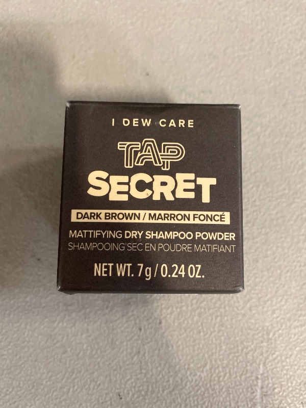 Photo 1 of I DEW CARE Biotin Clarifying Dry Shampoo - Tap Secret Dark Brown | Strengthening & Volumizing, Powder Type, Refillable, Travel size, Non-aerosol, Korean Ginseng, Mother's Day, 0.24 Oz