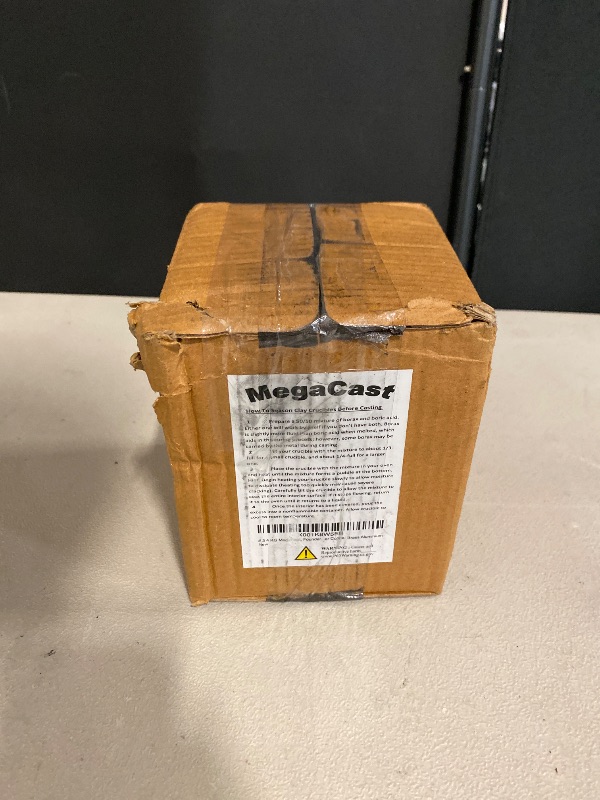Photo 1 of #3 6KG Metal Cap. MegaCast™, Foundry Clay Graphite Crucibles Black Cup Furnace Torch Melting Casting Refining Gold Silver Copper Brass Aluminum