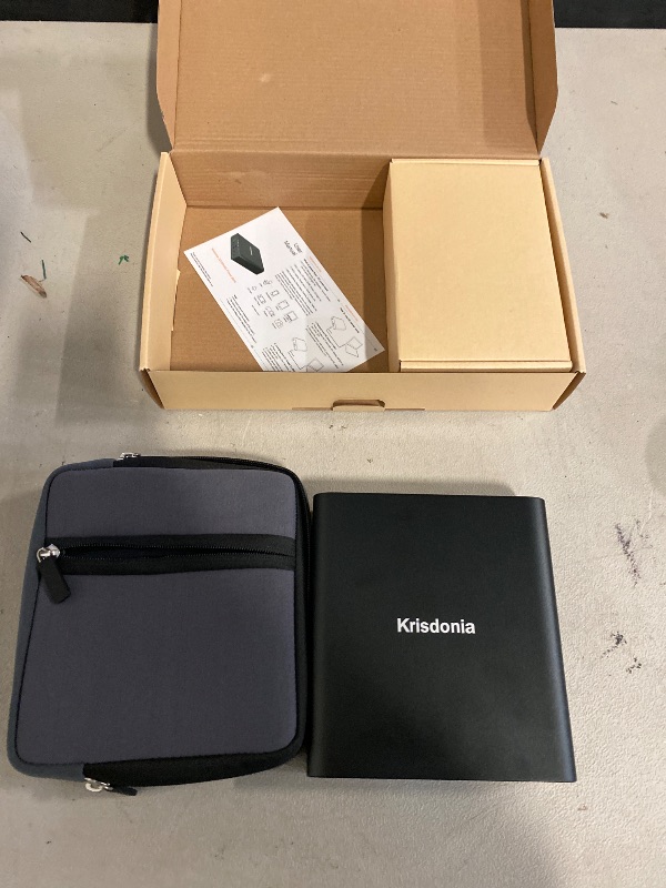 Photo 1 of Krisdonia Power Bank with AC Outlet, Portable Laptop Charger Battery Bank USB C 100W Fast Charging, 80000mAh/296Wh Power Station External Battery Pack 130W/110V for Outdoor Camping Home Office