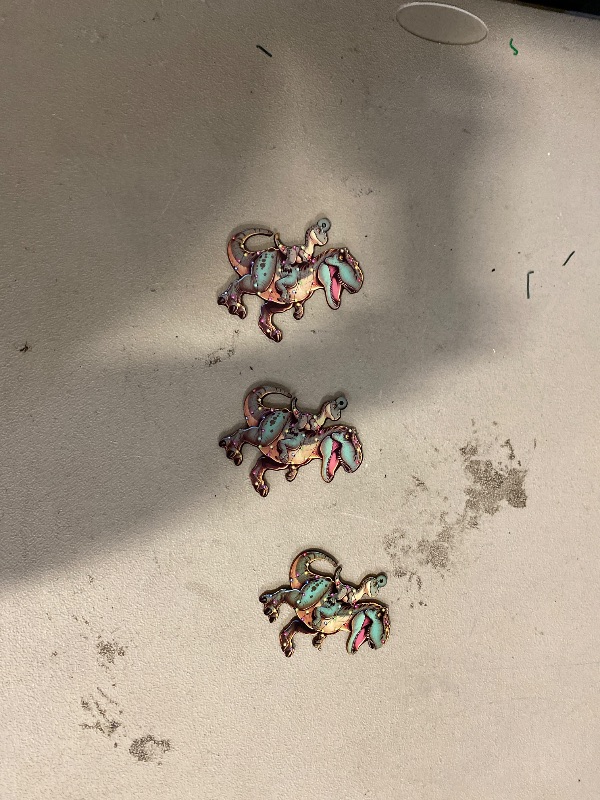 Photo 1 of 3 Pack Dinosaur Tree Ornaments 