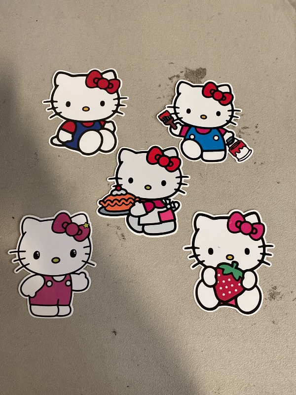 Photo 1 of Hello kitty sticker decals.