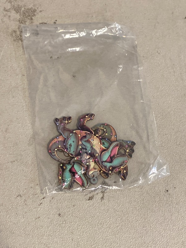 Photo 1 of 2 Pack Dinosaur Christmas Ornaments