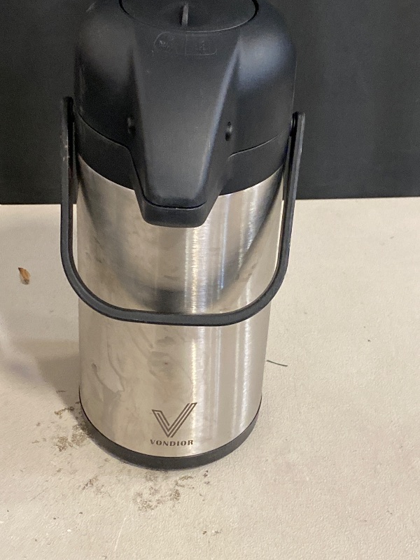 Photo 1 of Coffee Carafe for Keeping Hot - 102oz/3L Airpot Coffee Dispenser with Pump - Insulated Stainless Steel Hot Beverage Dispenser for Parties - Thermos for Hot Drinks Water Tea Chocolate