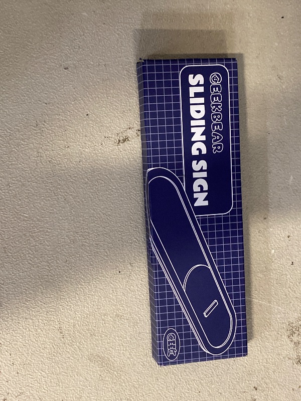Photo 1 of GEEKBEAR Vacant/Meeting in Progress Slider Sign (Gray) - Made with Premium MDF Wood - Elegant, Premium, Visible & Easy to Install
