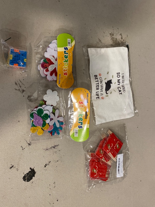 Photo 1 of Stickers,Chargers,and Makeup bag