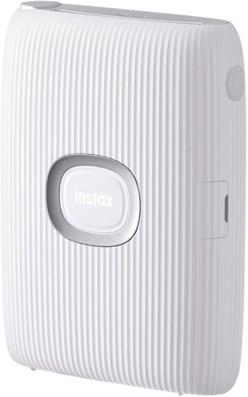 Photo 1 of Fujifilm Instax Mini Link 2 Instant Smartphone Printer (Clay White) and Fujifilm Instax Mini Twin Film Pac