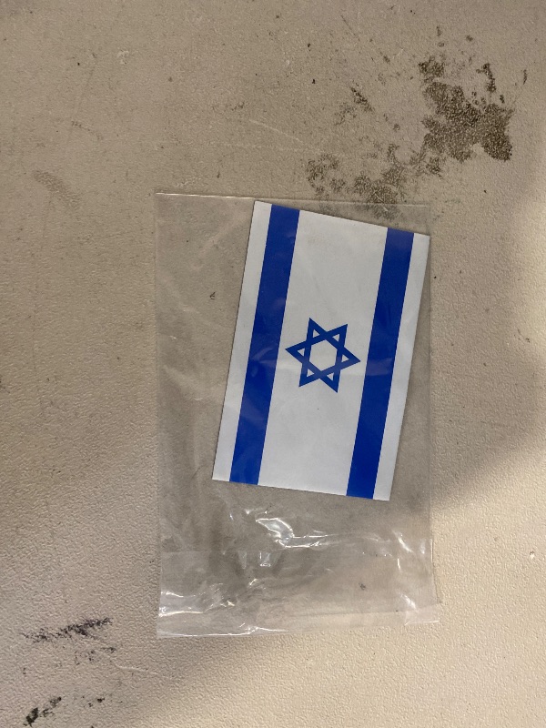 Photo 1 of Magnet Me Up Israel Israeli Flag Magnet Decal, 5x8 Inches, Blue and White, Heavy Duty Automotive Magnet for Car, Truck, SUV, Lockers, or Any Other Magnetic Surface