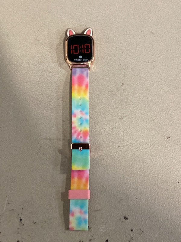 Photo 1 of Kids Digital Watches for Girls Boys, 7 Color Lights Waterproof Cute Wristwatches for Kids with Alarm Stopwatch, Great Present for Girls Boys Ages 5-13