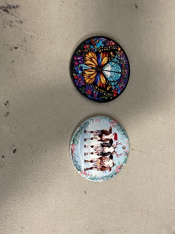 Photo 1 of Butterfly/Cow Ornaments