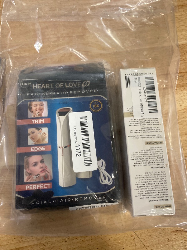 Photo 1 of 2pc Beauty - Face Shaver & Glycolic Acid Toning