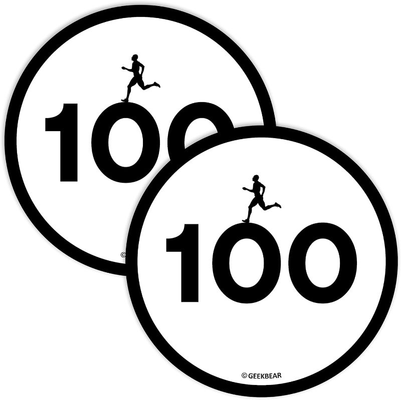 Photo 1 of Marathon Car Magnet_Circular Type (2 Pack) (100)