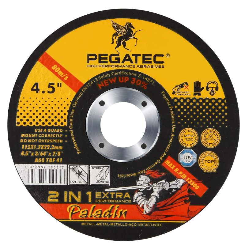 Photo 1 of Cutting Wheels 25 Pack, 30% Performance Up Cut Off Wheels Ultra Thin 4 1/2 x0.04x7/8 inch Cutting Disc, Super Metal & Stainless Steel Aggressive Cutting Wheel for Angle Grinder