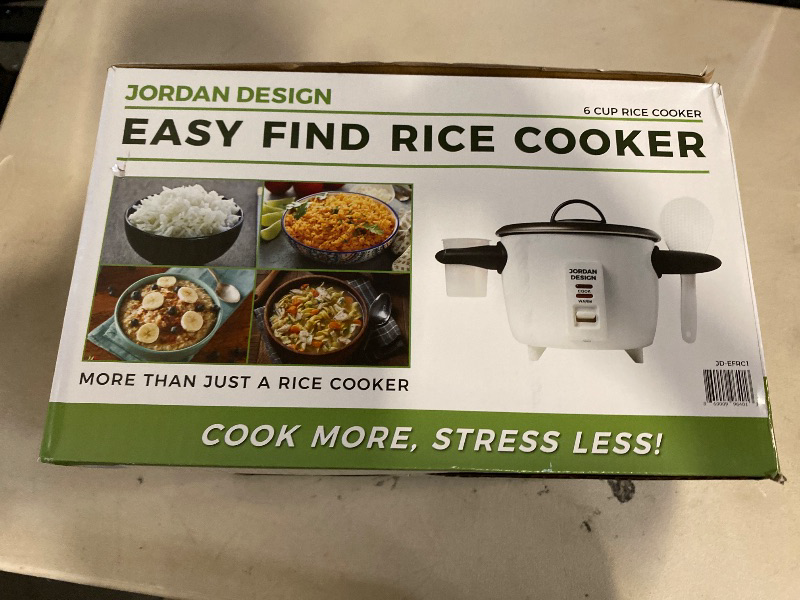 Photo 1 of Rice Cooker - White, Jordan Design, 1.5 Liters