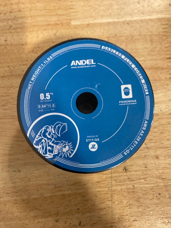 Photo 1 of 035'' 2 Pounds Flux Core Welding Wire 1 Pack,E71T-GS Gasless Mild Steel for Reduced Splatter and Better Corrosion Resistance