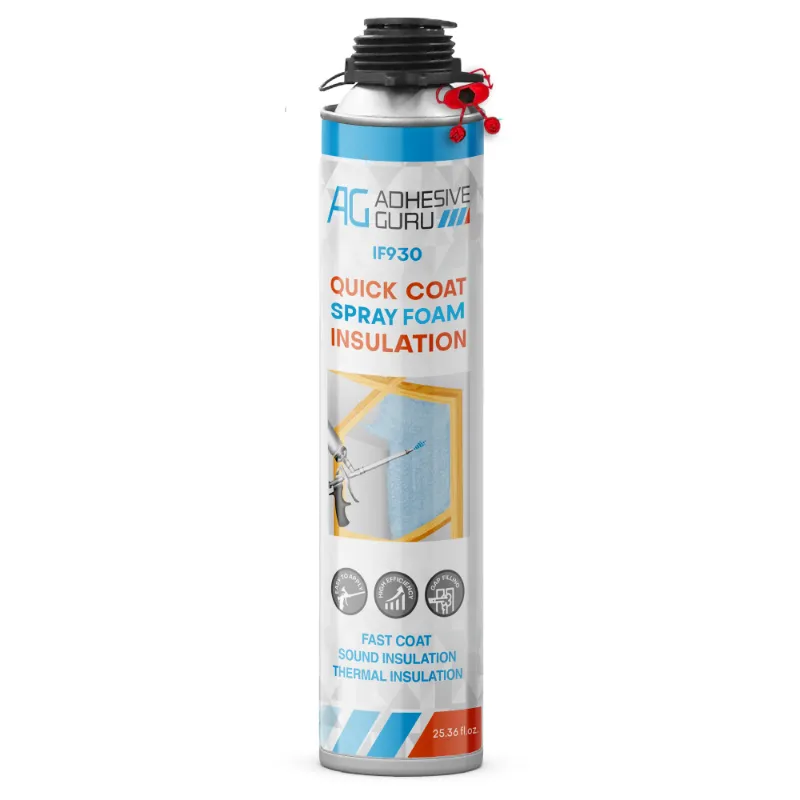 Photo 1 of Adhesive Guru Heat Insulation Spray Foam 27.1 oz, Spray Foam Insulation, Bond Insulation Foam Spray, Polyurethane Spray Foam, Self Expanding Foam, Heat and Sound Insulation Foam - 1 Pack
