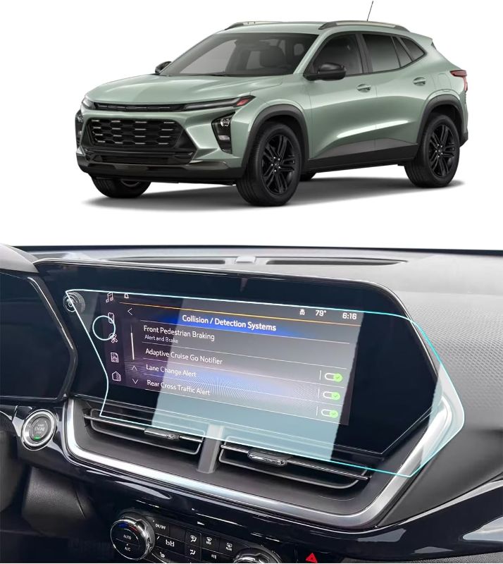 Photo 1 of For 2025 Chevy Trax Screen Protector -2025 2024 Chevrolet Trax Accessories (LT/2RS/ACTIV) 9H Tempered Glass 11 Inch Navigation Touch Screen Anti-Scratch Reduce Fingerprints High Sensitivity No Bubbles