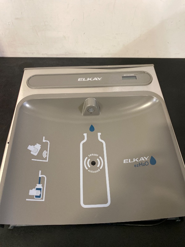 Photo 1 of Elkay LZWSSM EZH2O Bottle Filling Station Surface Mount, Filtered Non-Refrigerated Stainless, 25.44 x 17.94 x 8.19 inches, Stainless Steel