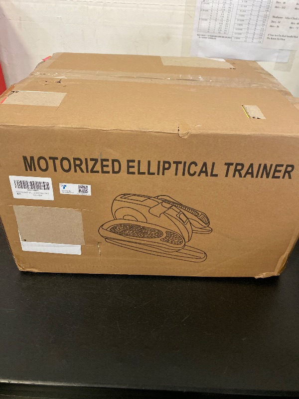 Photo 1 of Under Desk Elliptical Machine, Electric Ellipse Leg Exerciser as Seen on Tv for Seniors with 12 Adjustable, Quiet Portable Elliptical Machine, Seated Pedal Exerciser with Remote Control
