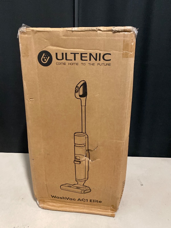 Photo 1 of Ultenic Wet Dry Vacuum Cleaner,Cordless Vacuum Mop Combo with Self-Cleaning,Smart Mess Detection,50mins Runtime,3-in-1 Vacuum Mop for Hard Floors,Edge Cleaning,LED Display,Black,AC1 Elite