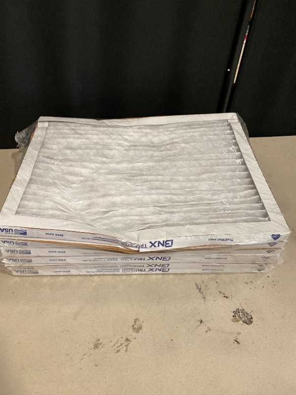 Photo 1 of BNX TruFilter 16x20x1 Air Filter MERV 13 (6-Pack) - MADE IN USA - Electrostatic Pleated Air Conditioner HVAC AC Furnace Filters for Allergies, Pollen, Mold, Bacteria, Smoke, Allergen, MPR 1900 FPR 10