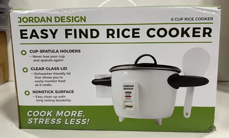 Photo 1 of Jordan Design Easy Find Rice Cooker 6-cup Rice Cooker