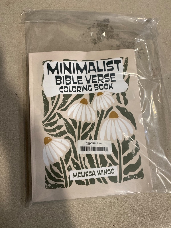 Photo 1 of Minimalist Bible Verse Coloring Book: Boho Wildflowers with Scripture to Color for Adults & Teens