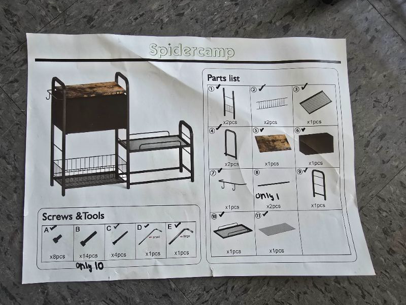 Photo 1 of Dog Feeding Station Dog Storage Organizer 5 Adjustable Height Raised Dog Bowls Stand Dog Food Storage Cabinet for Dog Toy Storage Organization