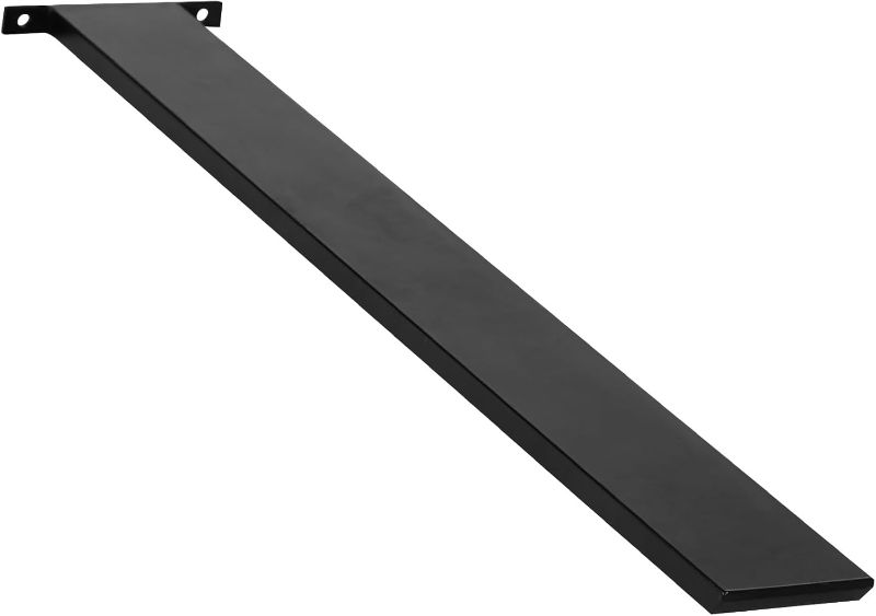 Photo 1 of Hidden Island Countertop Support Bracket, Solid Heavy Duty Floating Shelf Bracket Straight Bracket for Granite/Wood/Concrete/Quartz Countertops, 1 Count, 24 Inch